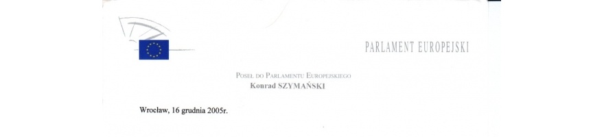 Poseł do Parlamentu Europejskiego Konrad Szymański